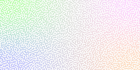 Abstract truing organic wallpaper Turing reaction diffusion monochrome seamless pattern with chaotic motion. Generative algorithm psychedelic background. Reaction-diffusion or truing pattern formation