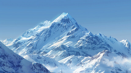Obraz premium snow mountains 
