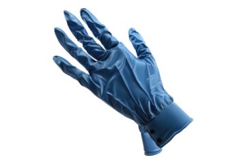 Examination gloves isolated on transparent background
