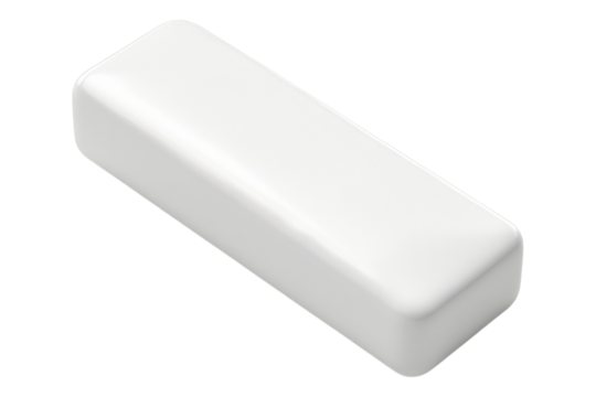 Eraser isolated on transparent background - Powered by Adobe