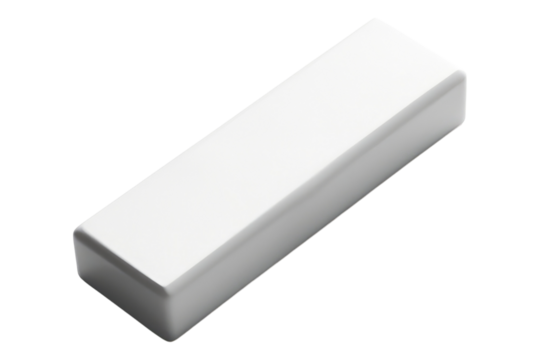 Eraser isolated on transparent background