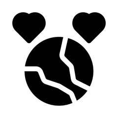 world pride day glyph icon