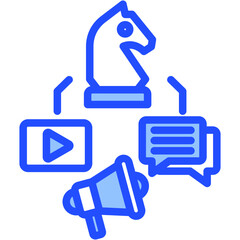 Social Media Strategy Icon