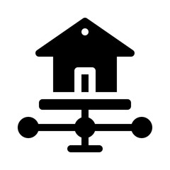 home glyph icon