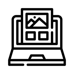 landing page line icon