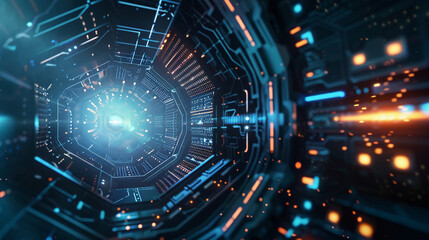 world futuristic hight tech corporate business technology background