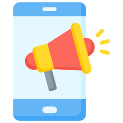 Mobile Marketing Icon