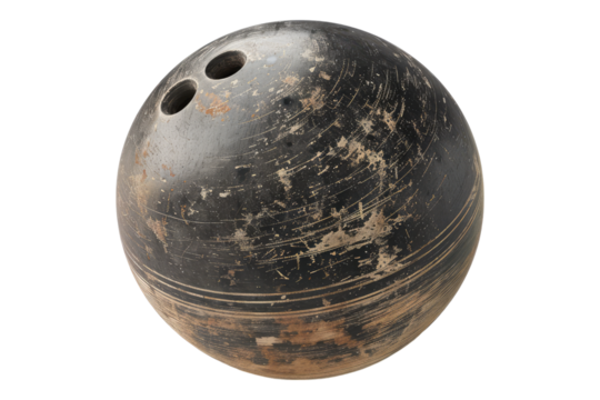 Lawn bowls ball isolated on transparent background - Powered by Adobe