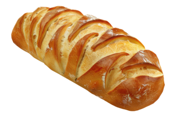 Loaf of bread collection isolated on transparent background