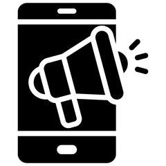 Mobile Marketing Icon