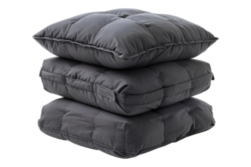 Packing cubes isolated on transparent background