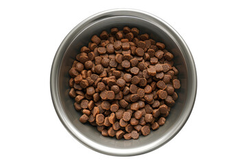 Fototapeta premium Pet food dish isolated on transparent background