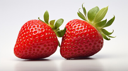 strawberry isolated on white background
