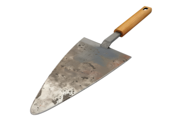 Trowl tool isolate on transparent background
