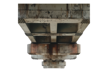 Under the bridge isolated on transparent background