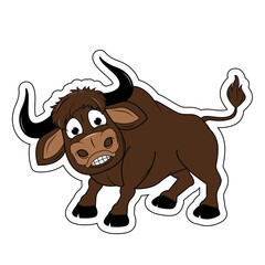 cutr cartoon bull