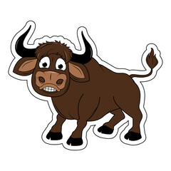 cutr cartoon bull