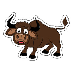 cutr cartoon bull