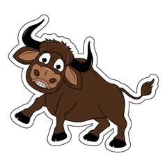 cutr cartoon bull