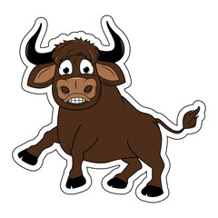 cutr cartoon bull