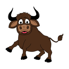 cutr cartoon bull