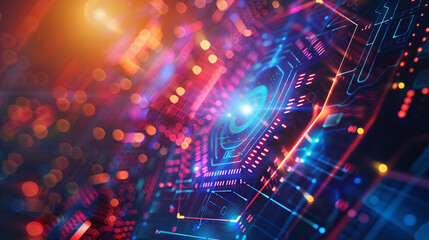 Fototapeta premium world futuristic hight tech corporate business technology background