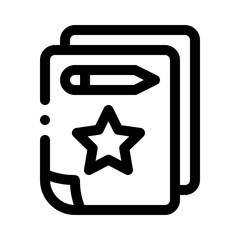 copywriting line icon