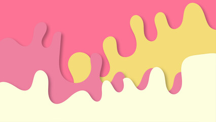 Modern abstract background. Gradient paper art background