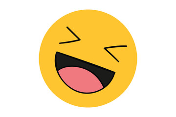 Funny Element Flat Sticker Design