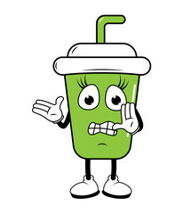 Drinking Cup Cartoon