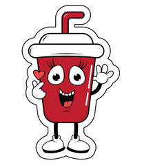 Drinking Cup Cartoon