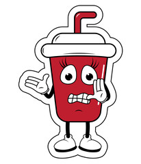 Drinking Cup Cartoon