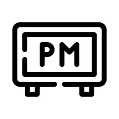 pm line icon