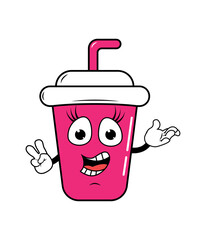 Drinking Cup Cartoon
