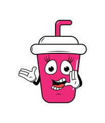 Drinking Cup Cartoon