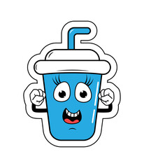 Drinking Cup Cartoon