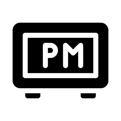 pm glyph icon