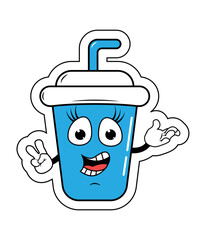 Drinking Cup Cartoon
