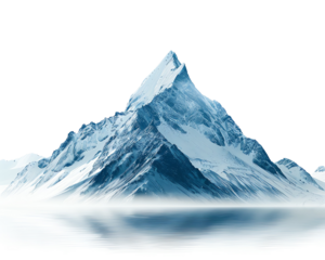 glacier in the mountains