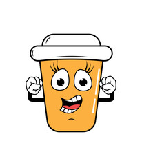 Drinking Cup Cartoon