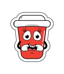 Drinking Cup Cartoon