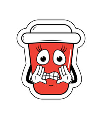 Drinking Cup Cartoon