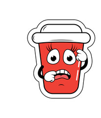 Drinking Cup Cartoon