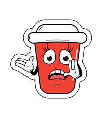 Drinking Cup Cartoon