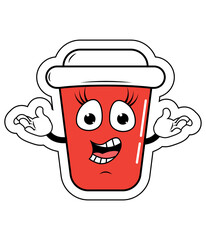 Drinking Cup Cartoon