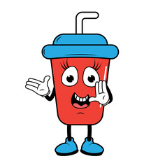 Drinking Cup Cartoon