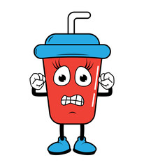 Drinking Cup Cartoon