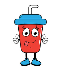 Drinking Cup Cartoon