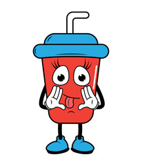 Drinking Cup Cartoon