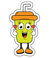 Drinking Cup Cartoon